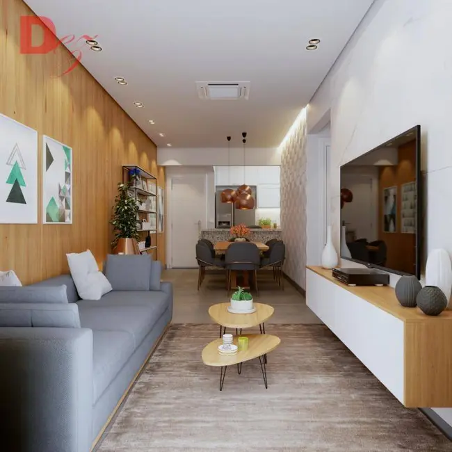 Apartamento com 2 quartos à venda, 63m2 em Aviação, Praia Grande - SP - imagem 3 Foto 3 de Apartamento com 2 quartos à venda, 63m2 em Aviação, Praia Grande - SP
