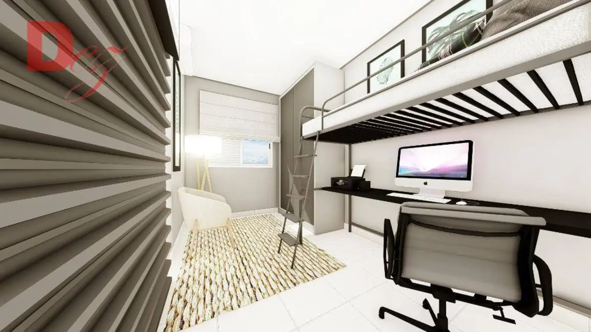 Foto 8 de Apartamento com 1 quarto à venda, 55m2 em Caiçara, Praia Grande - SP