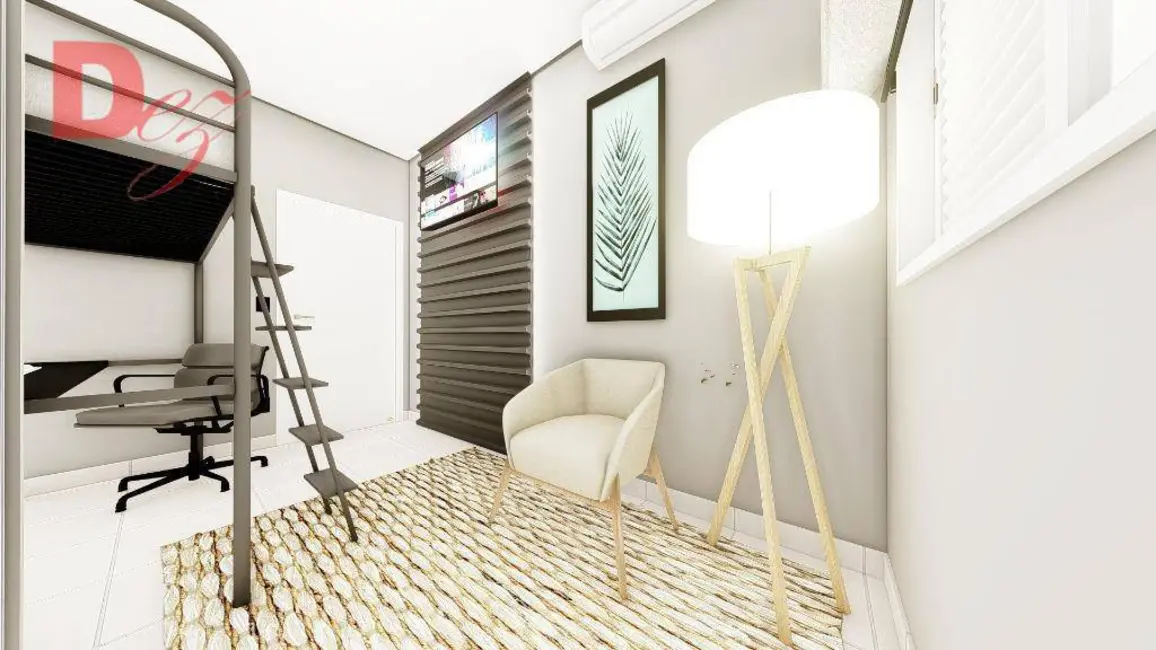 Foto 7 de Apartamento com 1 quarto à venda, 55m2 em Caiçara, Praia Grande - SP