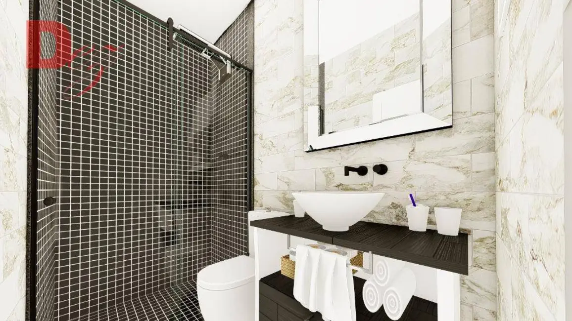 Foto 1 de Apartamento com 1 quarto à venda, 55m2 em Caiçara, Praia Grande - SP