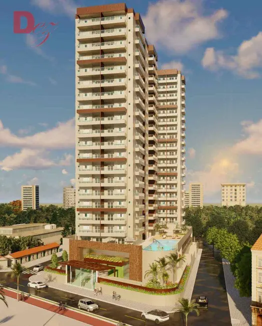 Foto 1 de Apartamento com 3 quartos à venda, 111m2 em Mirim, Praia Grande - SP