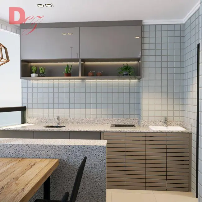 Apartamento com 2 quartos à venda, 63m2 em Praia Grande - SP - imagem 9 Foto 9 de Apartamento com 2 quartos à venda, 63m2 em Praia Grande - SP