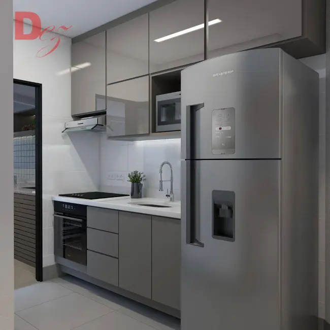 Foto 7 de Apartamento com 1 quarto à venda, 60m2 em Praia Grande - SP