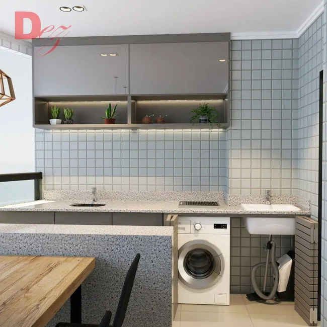 Foto 9 de Apartamento com 1 quarto à venda, 60m2 em Praia Grande - SP