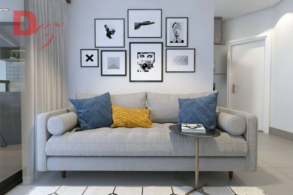 Foto 3 de Apartamento com 1 quarto à venda, 60m2 em Praia Grande - SP