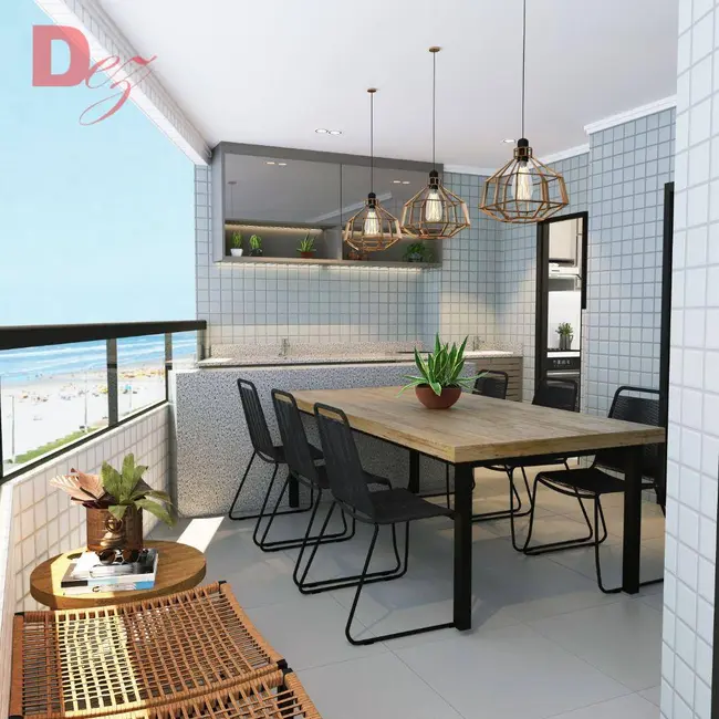 Foto 6 de Apartamento com 1 quarto à venda, 60m2 em Praia Grande - SP