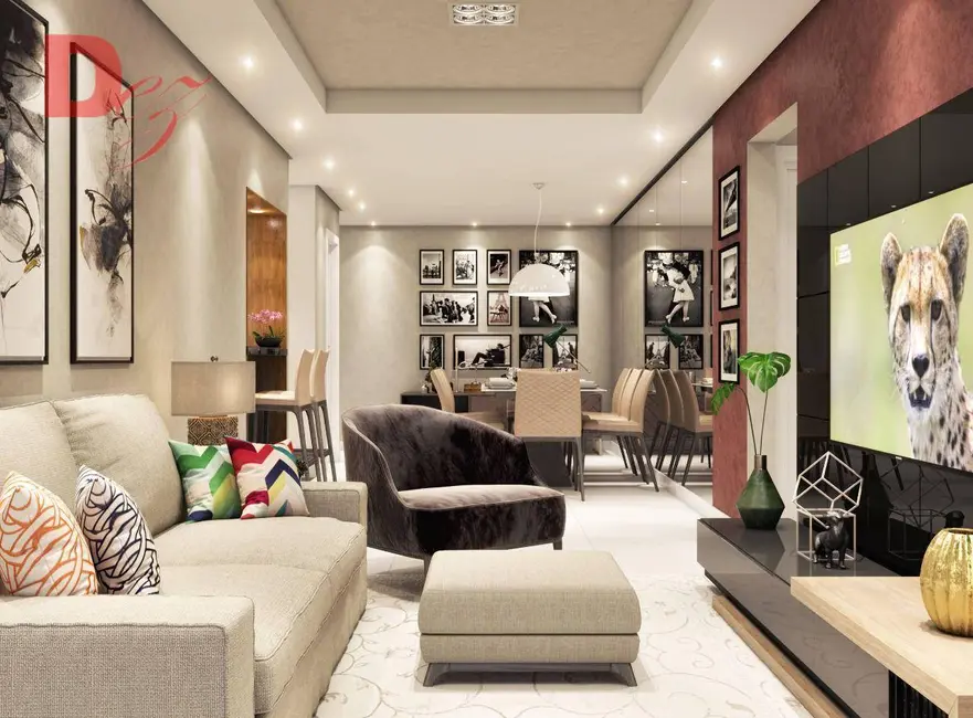 Apartamento com 3 quartos à venda, 152m2 em Canto do Forte, Praia Grande - SP - imagem 5 Foto 5 de Apartamento com 3 quartos à venda, 152m2 em Canto do Forte, Praia Grande - SP