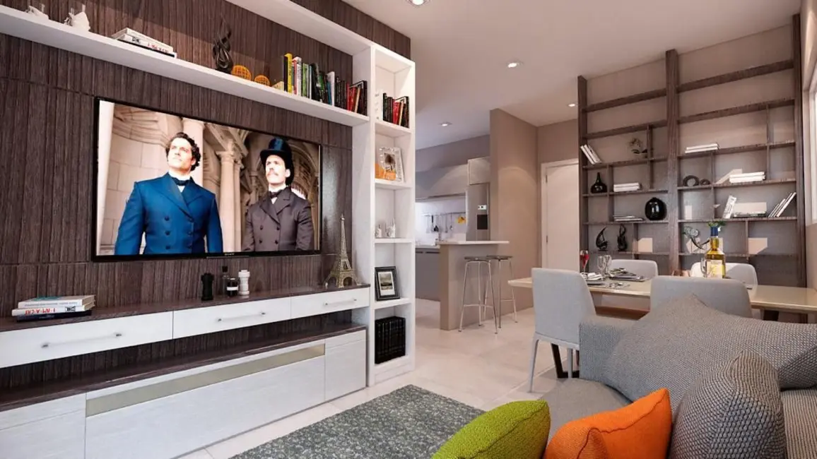 Apartamento com 1 quarto à venda, 40m2 em Guilhermina, Praia Grande - SP - imagem 8 Foto 8 de Apartamento com 1 quarto à venda, 40m2 em Guilhermina, Praia Grande - SP