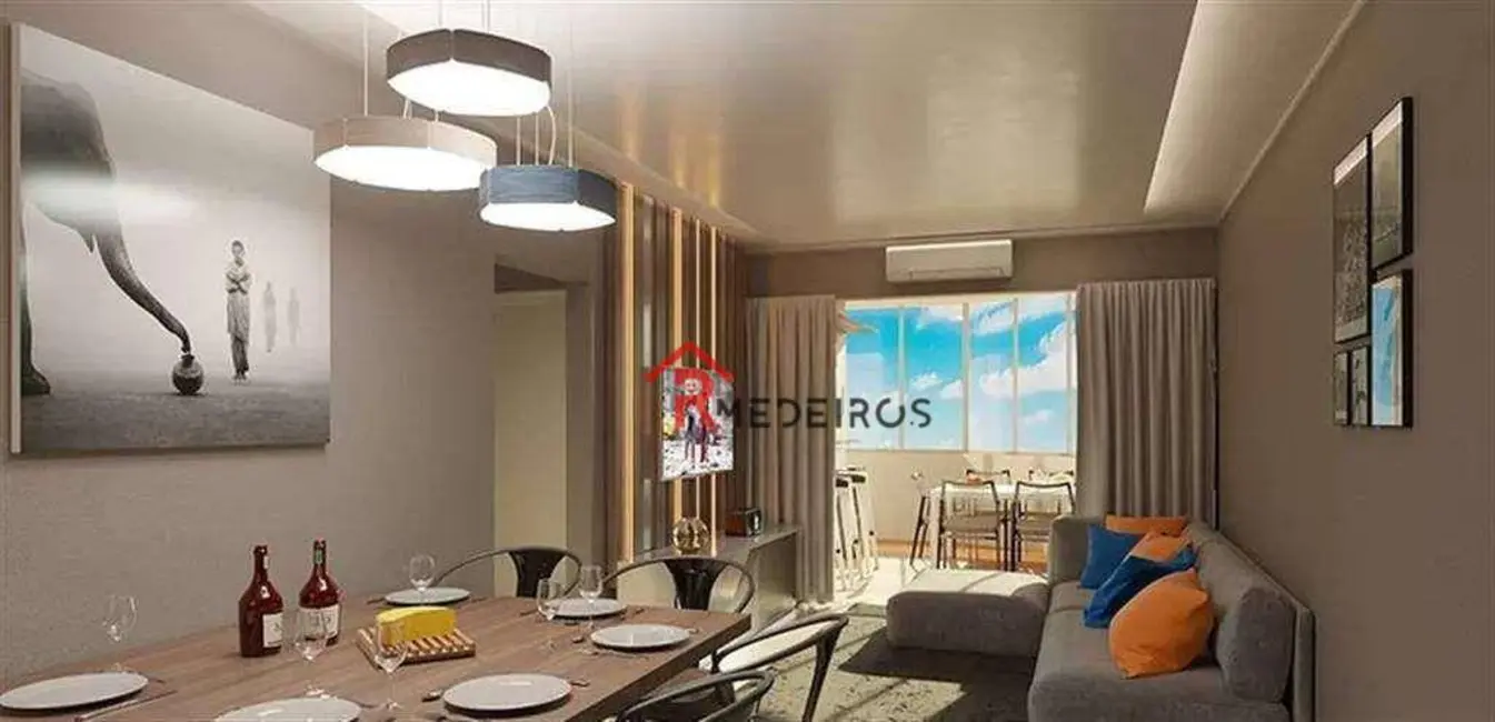 Foto 2 de Apartamento com 1 quarto à venda, 74m2 em Aviação, Praia Grande - SP