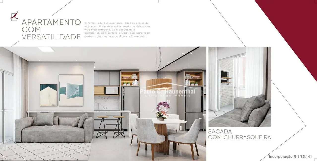 Apartamento com 2 quartos à venda, 69m2 em Jardim das Avenidas, Ararangua - SC - imagem 7 Foto 7 de Apartamento com 2 quartos à venda, 69m2 em Jardim das Avenidas, Ararangua - SC