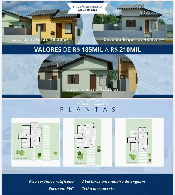 Foto 1 de Casa com 2 quartos à venda, 150m2 em Polícia Rodoviária, Ararangua - SC