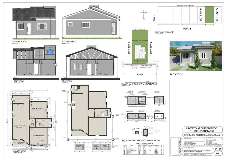 Foto 3 de Casa com 2 quartos à venda, 300m2 em Ararangua - SC