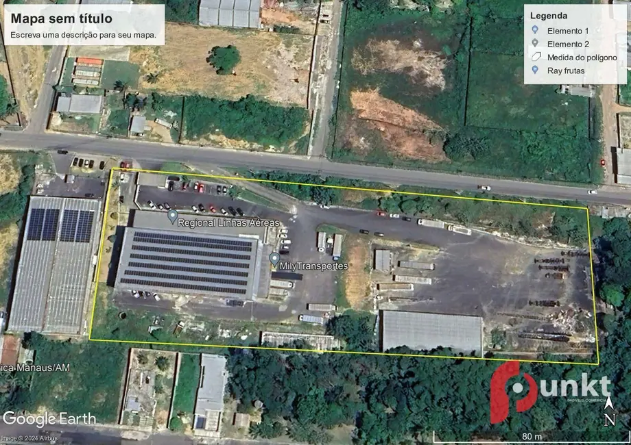Foto 2 de Armazém / Galpão para alugar, 160000m2 em Tarumã, Manaus - AM
