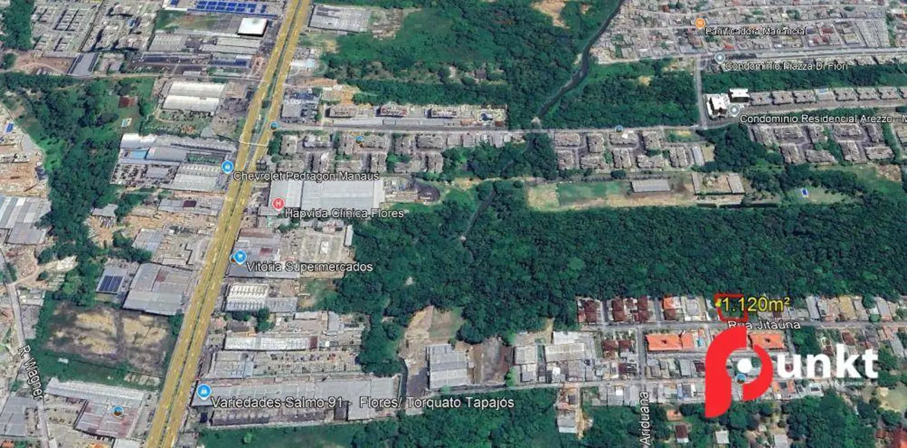 Foto 2 de Terreno / Lote à venda, 1120m2 em Flores, Manaus - AM