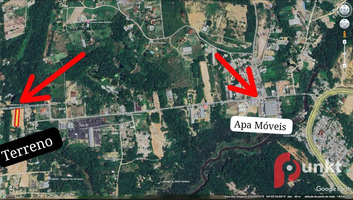 Foto 4 de Terreno / Lote à venda, 2000m2 em Tarumã-Açu, Manaus - AM