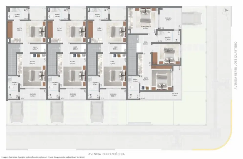 Foto 2 de Sobrado com 2 quartos à venda, 90m2 em Torres - RS