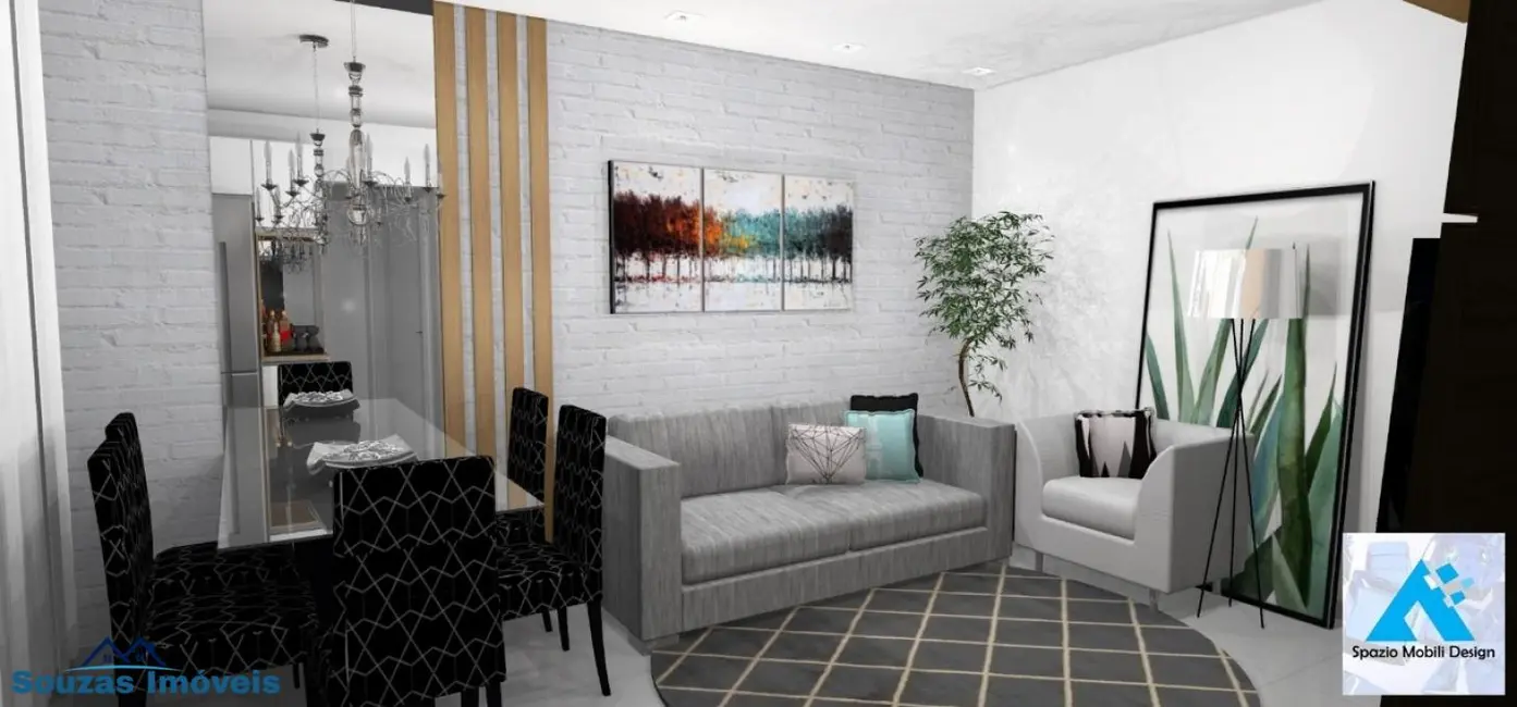 Foto 1 de Apartamento com 2 quartos à venda, 56m2 em Santo Andre - SP