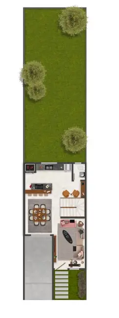 Sobrado com 3 quartos à venda, 180m2 em Iguaçu, Araucaria - PR - imagem 8 Foto 8 de Sobrado com 3 quartos à venda, 180m2 em Iguaçu, Araucaria - PR