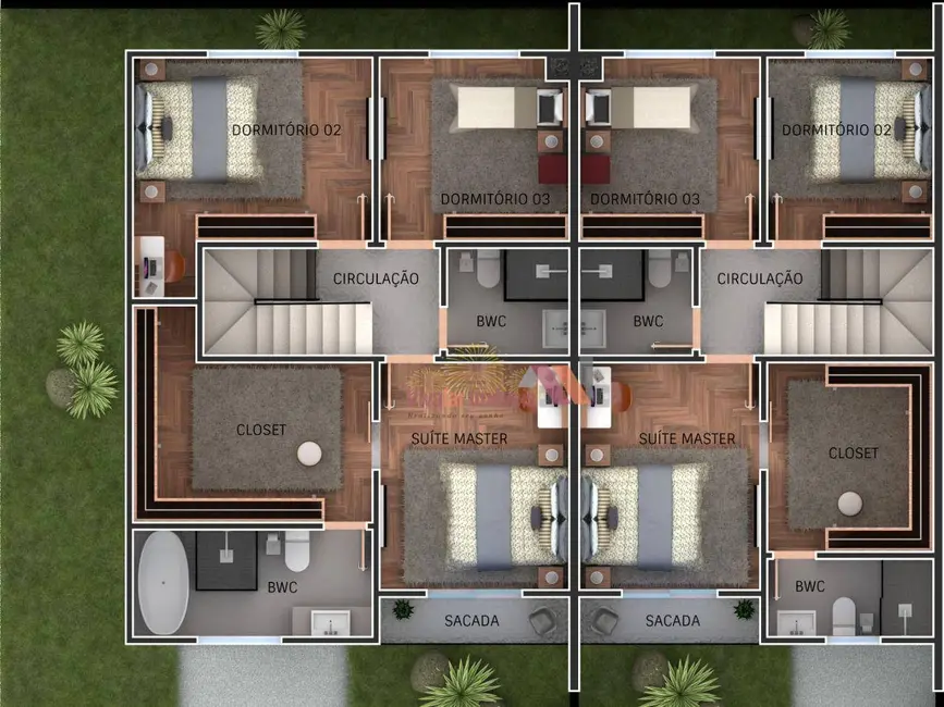 Sobrado com 3 quartos à venda, 105m2 em Boqueirão, Araucaria - PR - imagem 7 Foto 7 de Sobrado com 3 quartos à venda, 105m2 em Boqueirão, Araucaria - PR