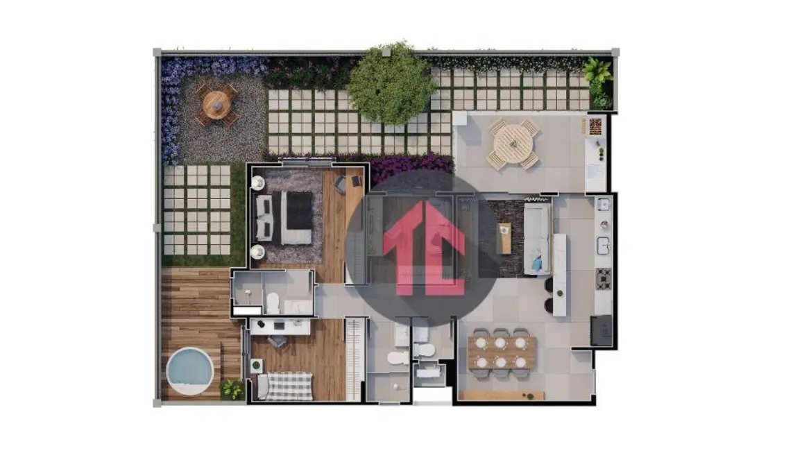 Foto 2 de Apartamento com 3 quartos à venda, 150m2 em Parque da Hípica, Campinas - SP