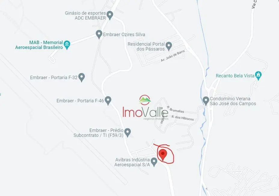 Foto 2 de Terreno / Lote à venda, 480m2 em Sao Jose Dos Campos - SP