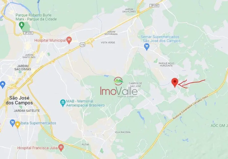 Terreno / Lote à venda, 2500m2 em Sao Jose Dos Campos - SP - imagem 6 Foto 6 de Terreno / Lote à venda, 2500m2 em Sao Jose Dos Campos - SP