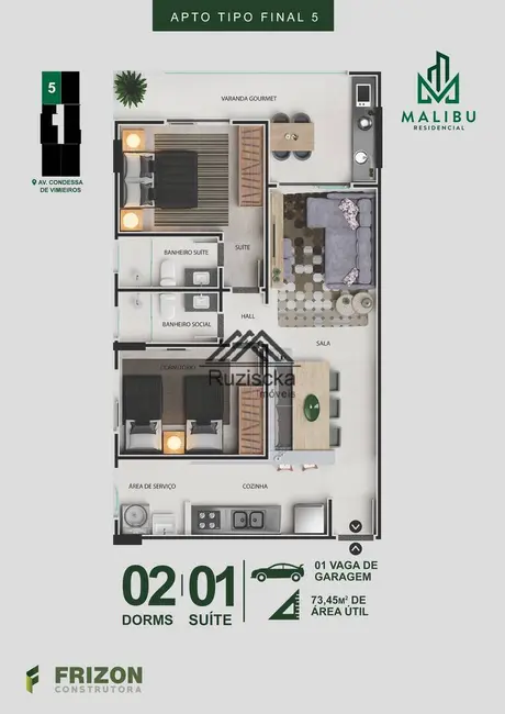 Apartamento com 2 quartos à venda, 59m2 em Centro, Itanhaem - SP - imagem 9 Foto 9 de Apartamento com 2 quartos à venda, 59m2 em Centro, Itanhaem - SP