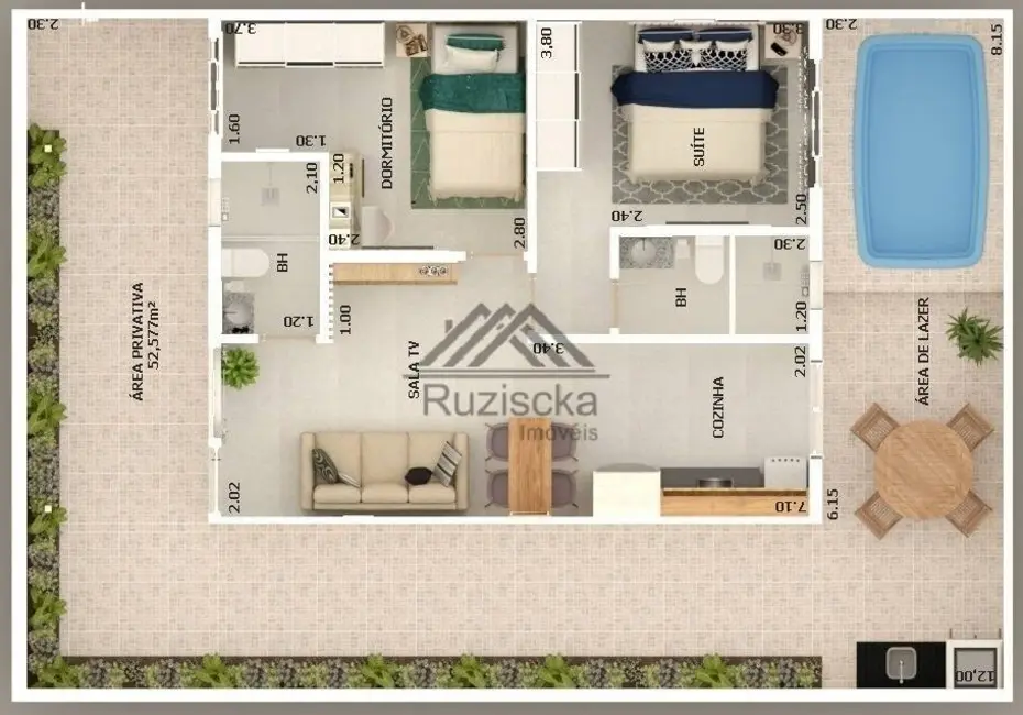 Foto 7 de Casa com 2 quartos à venda, 59m2 em Itanhaem - SP