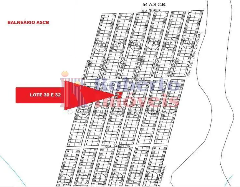 Foto 2 de Terreno / Lote à venda, 300m2 em Itapoa - SC