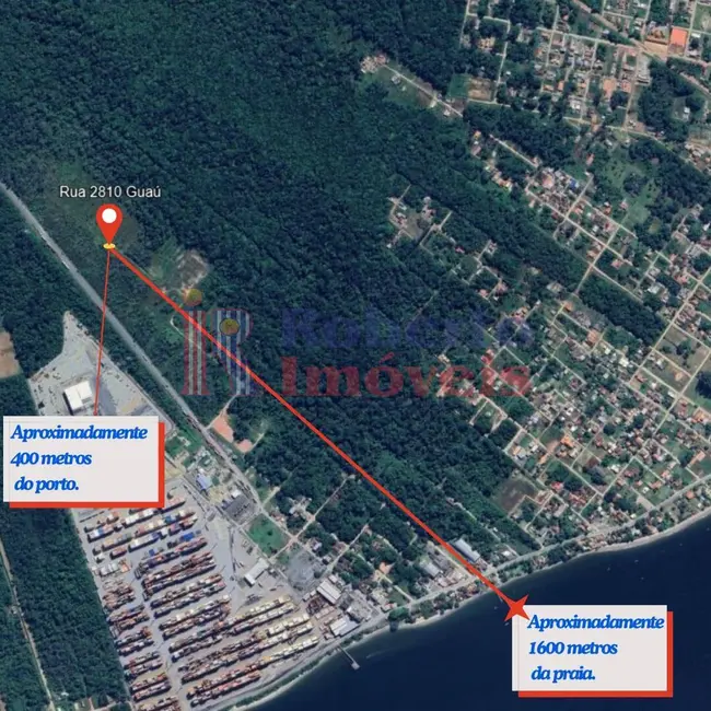 Foto 1 de Terreno / Lote à venda, 420m2 em Itapoa - SC