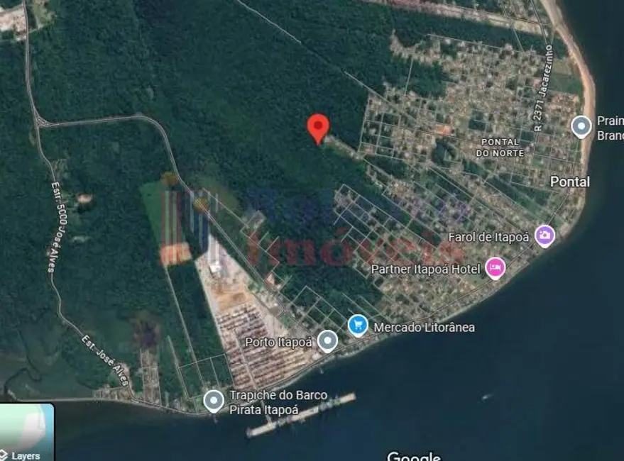 Foto 1 de Terreno / Lote à venda, 39000m2 em Itapoa - SC