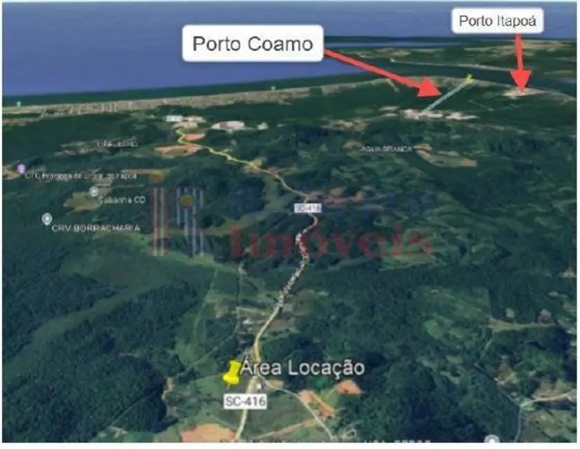 Foto 2 de Terreno / Lote para alugar, 35000m2 em Itapoa - SC