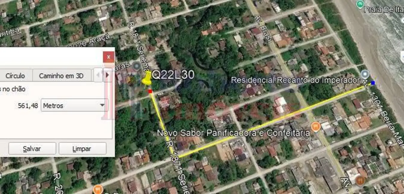 Foto 2 de Terreno / Lote à venda, 336m2 em Itapoa - SC