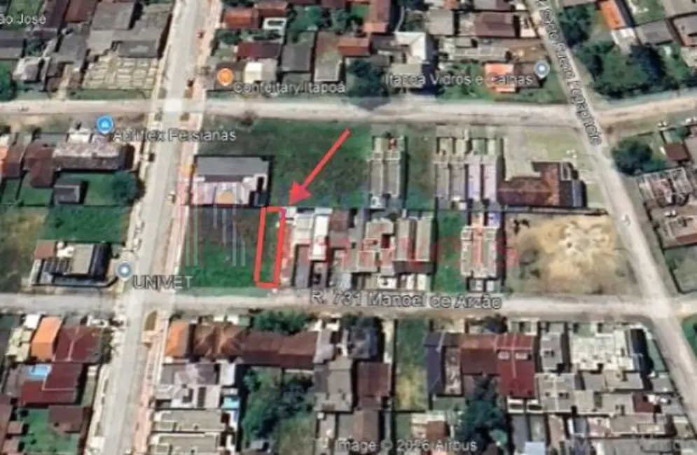 Foto 1 de Terreno / Lote à venda, 180m2 em Itapoa - SC