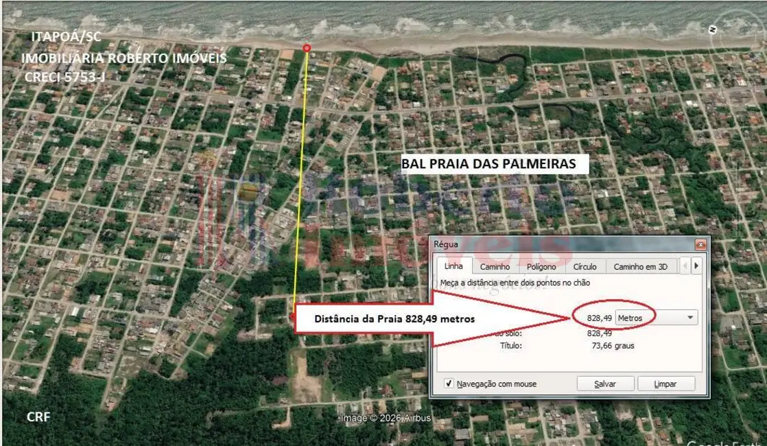 Foto 4 de Terreno / Lote à venda, 192m2 em Itapoa - SC