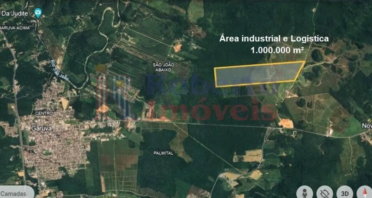 Terreno / Lote à venda e para alugar, 999097m2 em Garuva - SC - imagem 1 Foto 1 de Terreno / Lote à venda e para alugar, 999097m2 em Garuva - SC