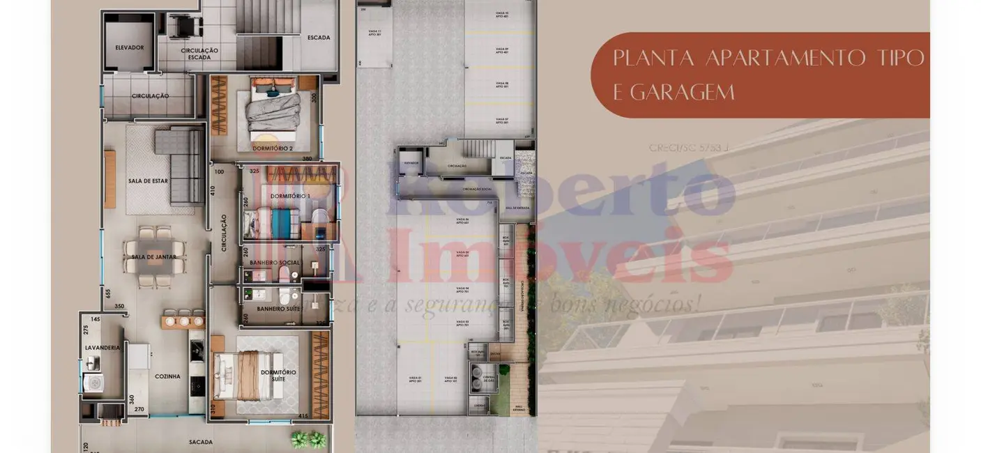 Apartamento com 3 quartos à venda em Itapoa - SC - imagem 7 Foto 7 de Apartamento com 3 quartos à venda em Itapoa - SC