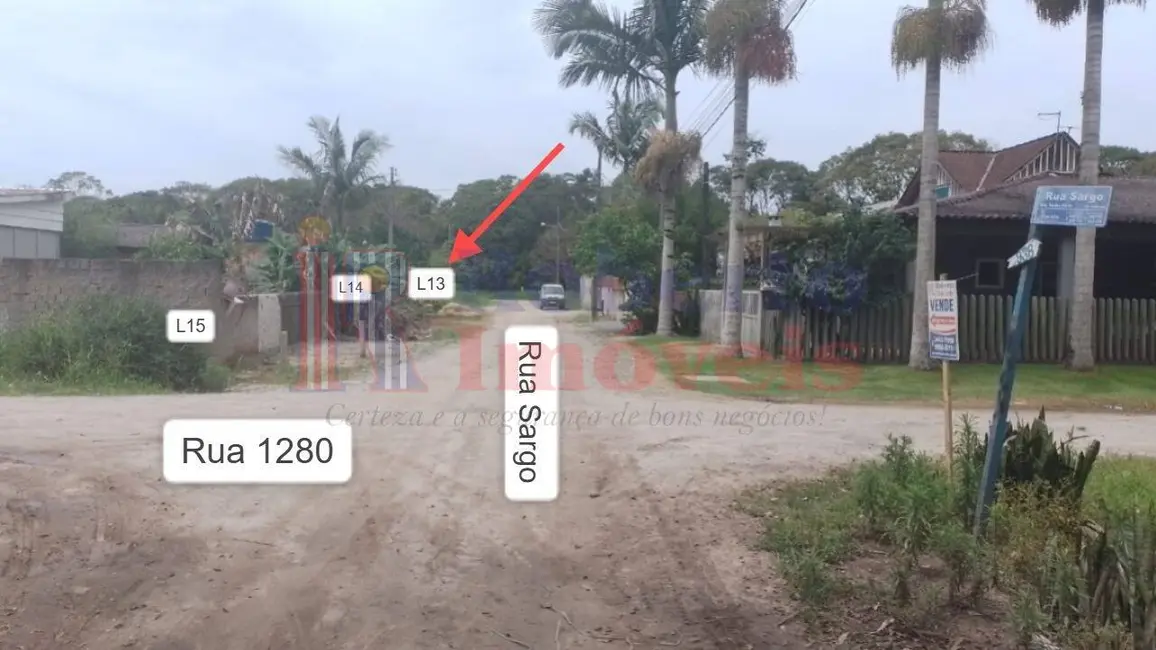 Foto 2 de Terreno / Lote à venda, 410m2 em Itapoa - SC