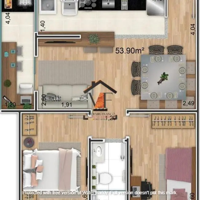 Apartamento com 2 quartos à venda, 53m2 em Vila Nossa Senhora das Vitórias, Maua - SP - imagem 9 Foto 9 de Apartamento com 2 quartos à venda, 53m2 em Vila Nossa Senhora das Vitórias, Maua - SP
