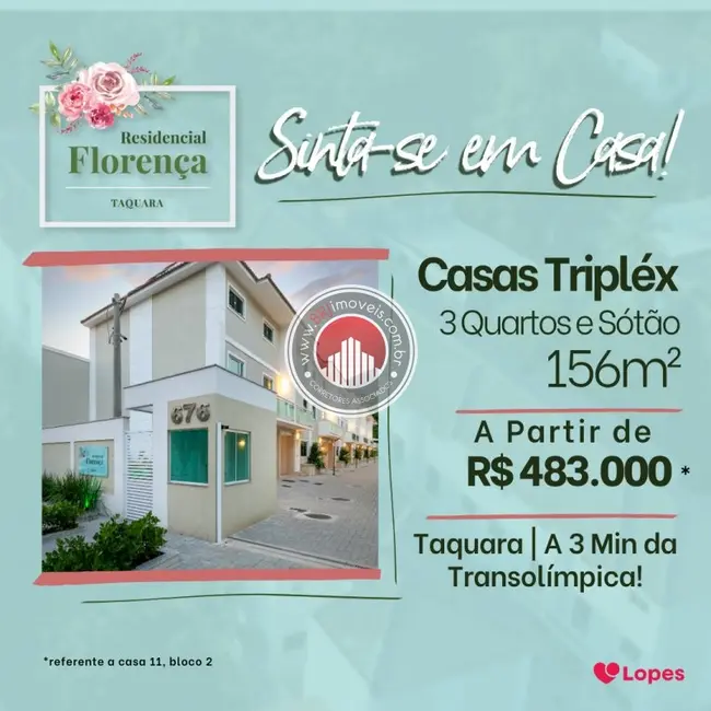 Foto 2 de Casa com 3 quartos à venda, 154m2 em Taquara, Rio De Janeiro - RJ