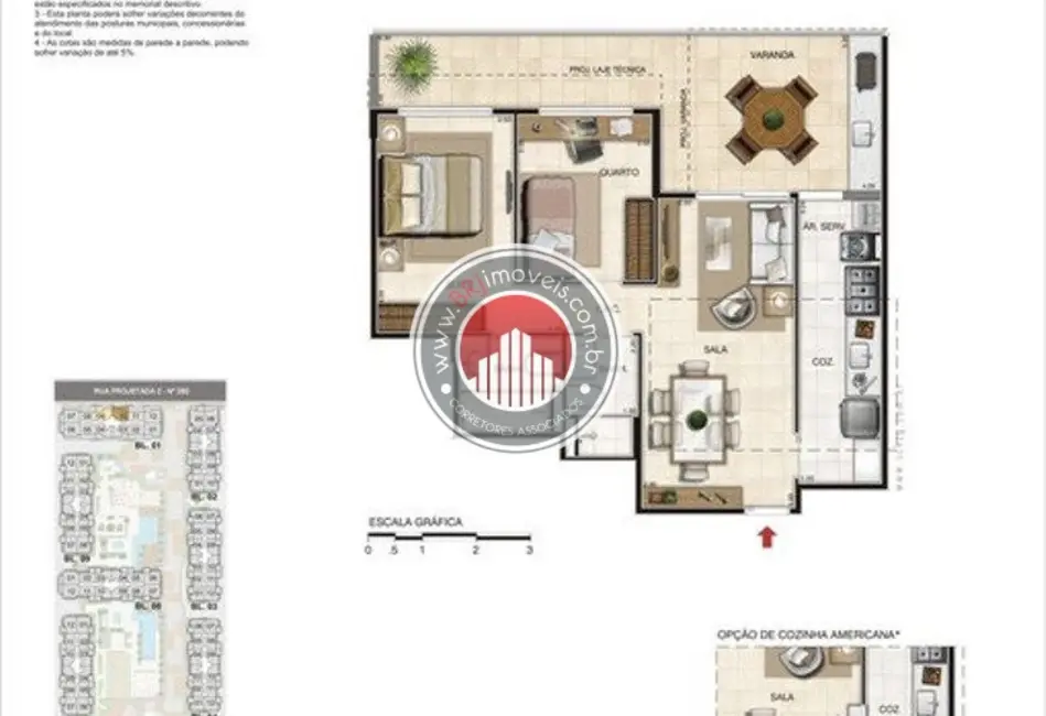 Foto 2 de Apartamento com 2 quartos à venda, 76m2 em Recreio dos Bandeirantes, Rio De Janeiro - RJ