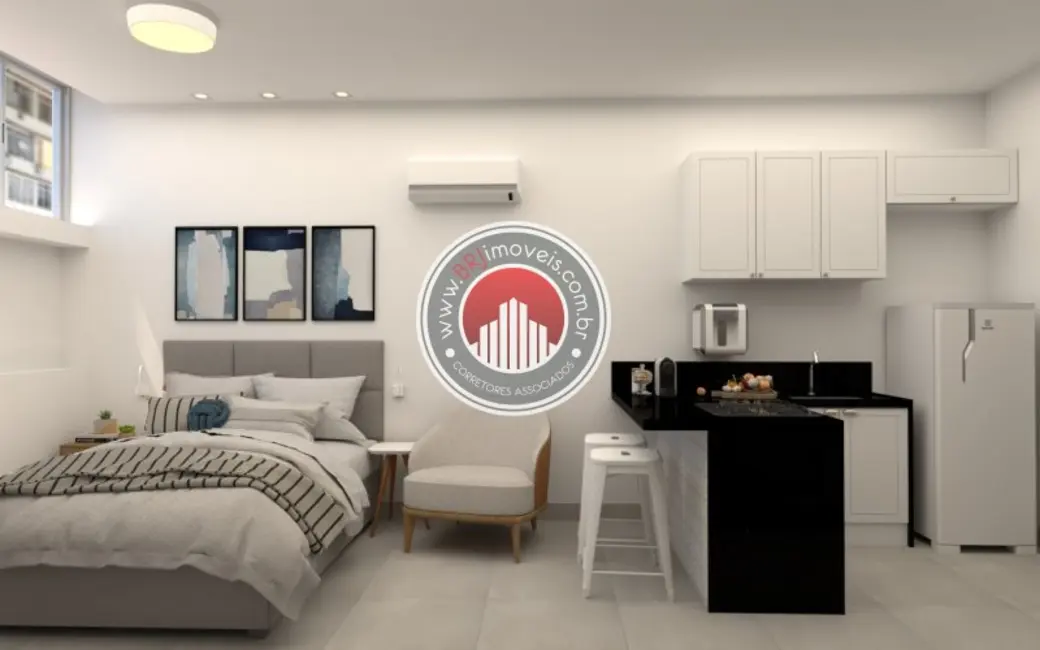 Kitnet com 1 quarto à venda, 28m2 em Botafogo, Rio De Janeiro - RJ - imagem 5 Foto 5 de Kitnet com 1 quarto à venda, 28m2 em Botafogo, Rio De Janeiro - RJ