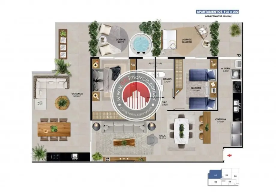 Foto 9 de Cobertura com 3 quartos à venda, 153m2 em Barra da Tijuca, Rio De Janeiro - RJ