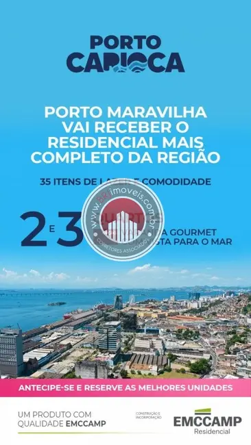 Apartamento com 2 quartos à venda, 46m2 em Santo Cristo, Rio De Janeiro - RJ - imagem 3 Foto 3 de Apartamento com 2 quartos à venda, 46m2 em Santo Cristo, Rio De Janeiro - RJ