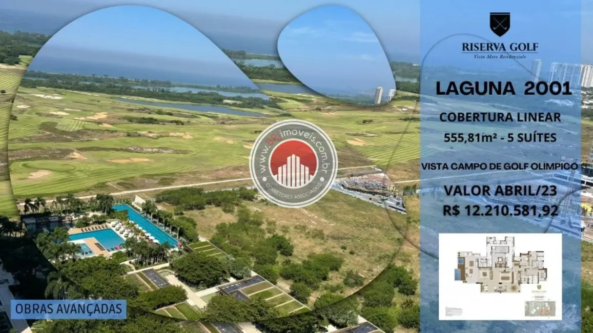 Foto 1 de Cobertura com 6 quartos à venda, 555m2 em Barra da Tijuca, Rio De Janeiro - RJ