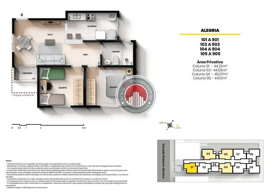 Apartamento com 2 quartos à venda, 44m2 em Centro, Nilopolis - RJ - imagem 8 Foto 8 de Apartamento com 2 quartos à venda, 44m2 em Centro, Nilopolis - RJ