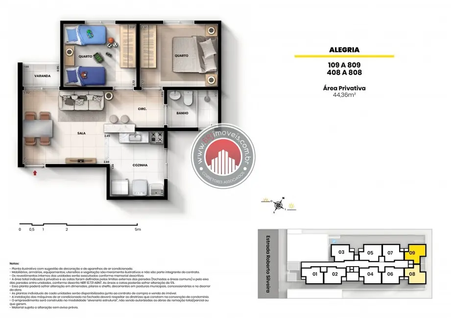 Apartamento com 2 quartos à venda, 44m2 em Centro, Nilopolis - RJ - imagem 9 Foto 9 de Apartamento com 2 quartos à venda, 44m2 em Centro, Nilopolis - RJ