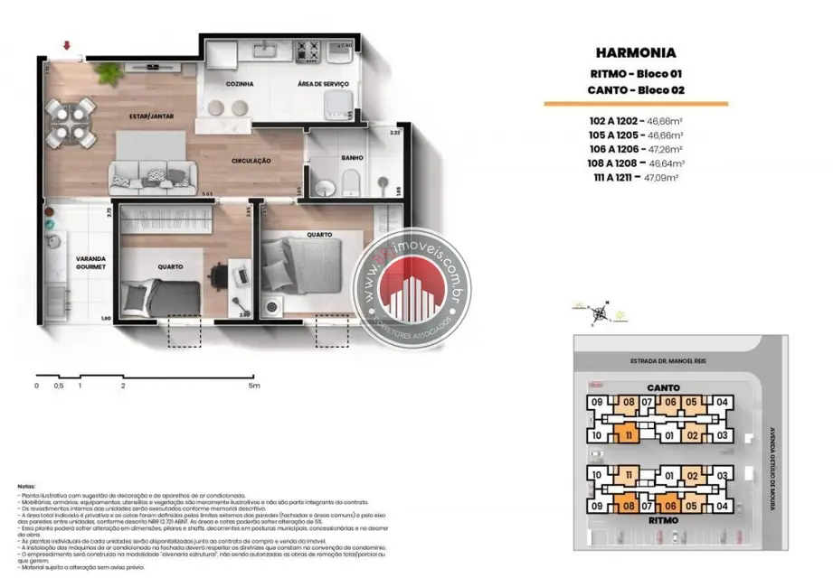 Foto 8 de Apartamento com 2 quartos à venda, 50m2 em Edson Passos, Mesquita - RJ