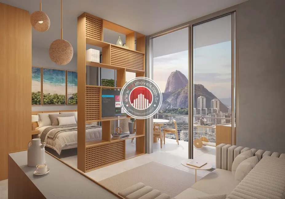 Apartamento com 1 quarto à venda, 53m2 em Humaitá, Rio De Janeiro - RJ - imagem 4 Foto 4 de Apartamento com 1 quarto à venda, 53m2 em Humaitá, Rio De Janeiro - RJ