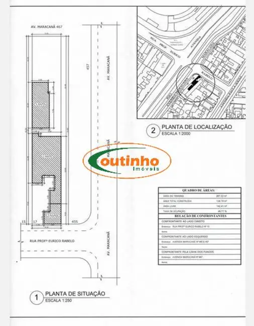 Foto 7 de Terreno / Lote à venda, 268m2 em Maracanã, Rio De Janeiro - RJ